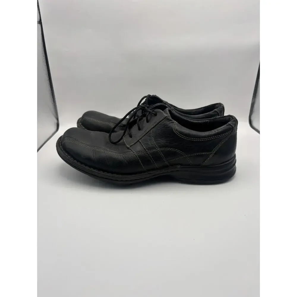 Clarks Espace Oxford Black Shoes Men Size 9.5